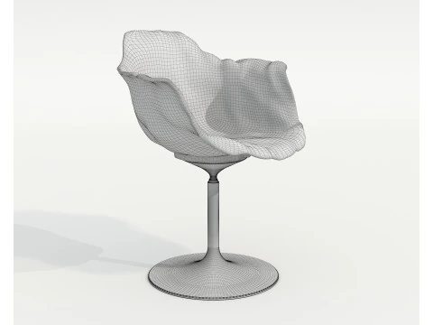 Modern Dining Table and Chairs 43 3D Model