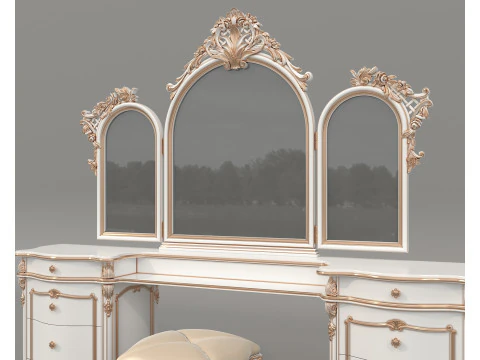 Classic European style Dressing Table 30 3D Model