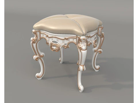 Classic European style Dressing Table 30 3D Model