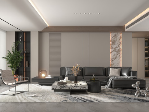 Living Room Scene 16 3D 모델