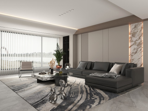 Living Room Scene 16 Modèle 3D