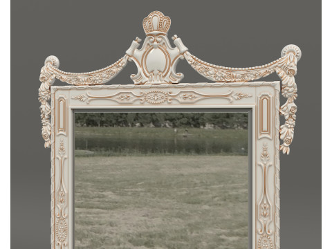 Classic European Style Console Table 3 Modèle 3D