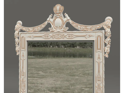 Classic European Style Console Table 3 3D Model
