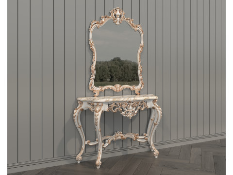 Classic European Style Console Table 4 Modelo 3D