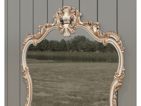 Classic European Style Console Table 4 Model 3D