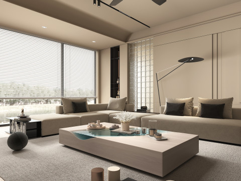 Living Room Scene 17 3D Model