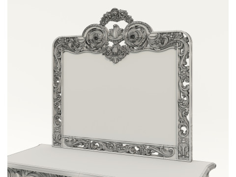 Classic European Style Console Table 5 Model 3D