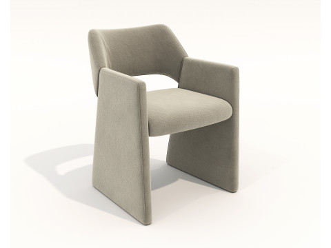 Modern Dining Table and Chairs 44 Modello 3D