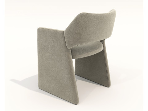 Modern Dining Table and Chairs 44 Modello 3D