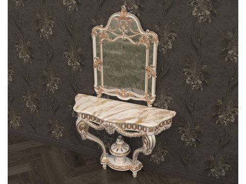 Classic European Style Console Table 6 3D Модель