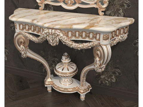 Classic European Style Console Table 6 3D Model
