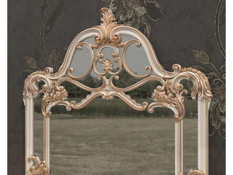 Classic European Style Console Table 6 3D Model
