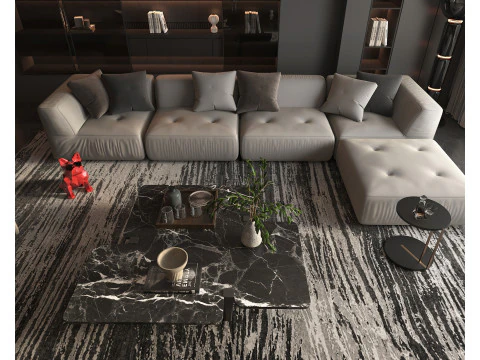 Living Room Scene 18 3D Model