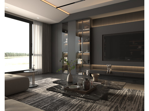 Living Room Scene 18 3Dモデル