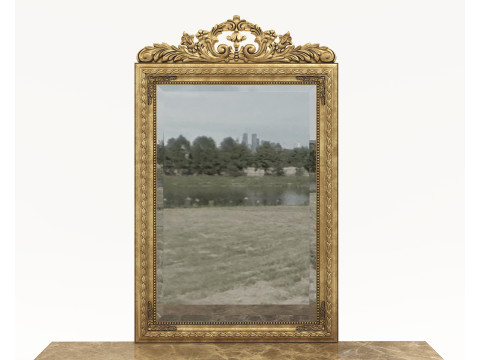 Classic European Style Console Table 8 Modelo 3D