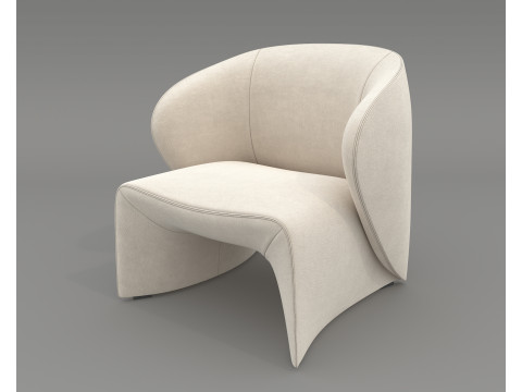 Modern Coffee Table and Armchair 57 Modelo 3D