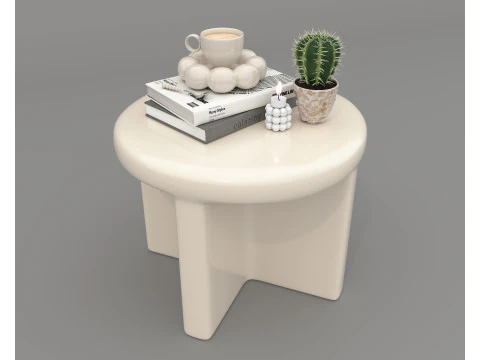 Modern Coffee Table and Armchair 57 3D Model