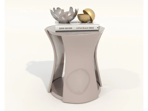 Modern Coffee Table and Armchair 58 3D Model