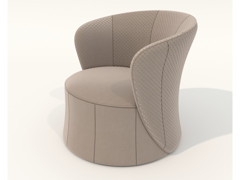 Modern Coffee Table and Armchair 58 Modello 3D
