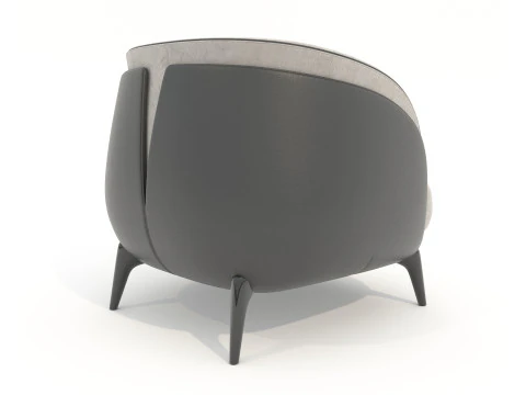 Tavolino e Poltrona Moderni 59 Modello 3D