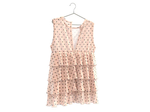 Clothing on Hanger 13 3D Model