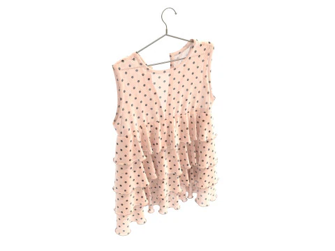 Clothing on Hanger 13 3D Model