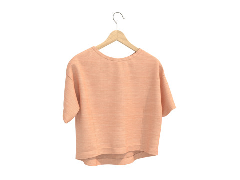 Clothing on Hanger 14 Modelo 3D