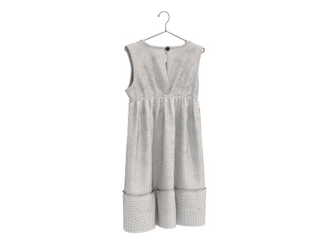 Clothing on Hanger 14 Modelo 3D