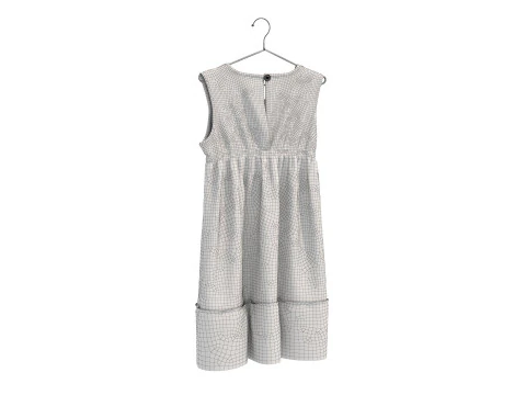 Clothing on Hanger 14 3D Model