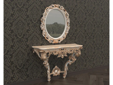 Classic European Style Console Table 10 3D Model