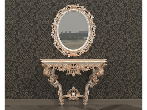 Classic European Style Console Table 10 3D Model