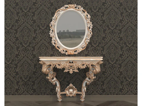 Classic European Style Console Table 10 3D Model