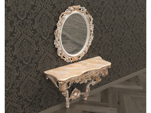 Classic European Style Console Table 10 3D Model