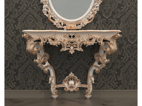 Classic European Style Console Table 10 3D Model