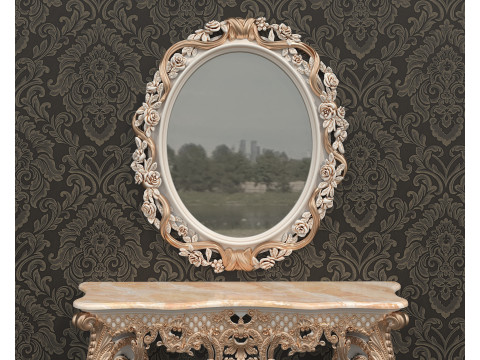 Classic European Style Console Table 10 3D Model