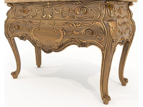 European Classic style Cabinet and Decoration 9 Modèle 3D