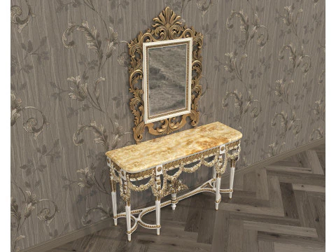 Classic European Style Console Table 11 3D Model