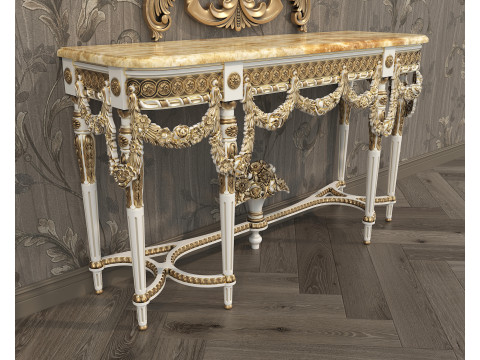 Classic European Style Console Table 11 3D Model