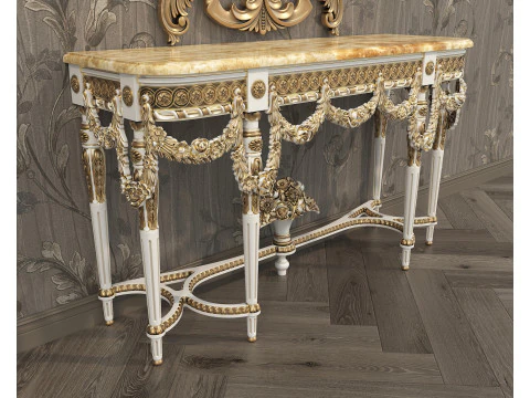 Classic European Style Console Table 11 3D Model