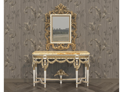 Classic European Style Console Table 11 3D Model