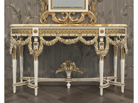 Classic European Style Console Table 11 3D Model