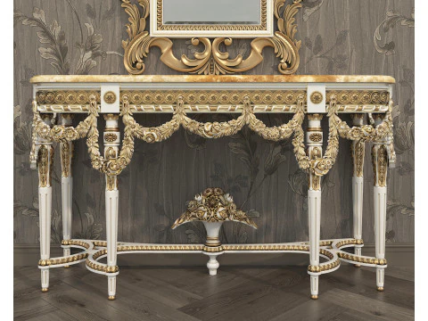 Classic European Style Console Table 11 3D Model