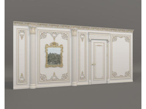 Wall Molding in Classic French Style 53 Modelo 3D
