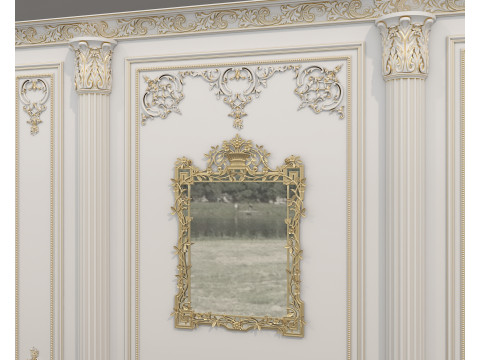 Wall Molding in Classic French Style 53 3D 模型