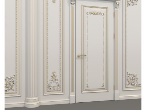 Wall Molding in Classic French Style 53 3D 模型