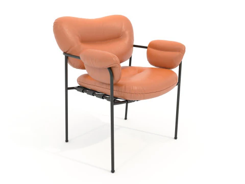 Modern Dining Table and Chairs 45 3D Model