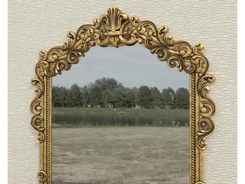 Consolle in stile classico europeo 12 Modello 3D