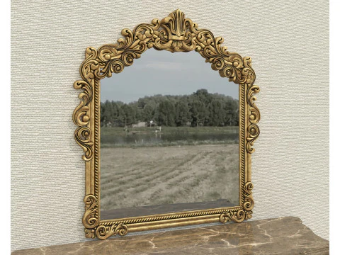 Consolle in stile classico europeo 12 Modello 3D