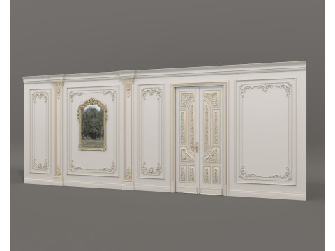 Wall Molding in Classic French Style 54 Modèle 3D