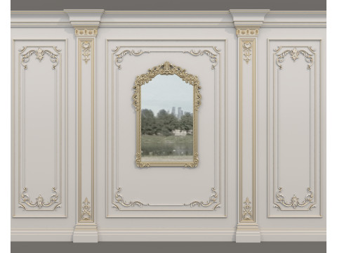 Wall Molding in Classic French Style 54 Modèle 3D